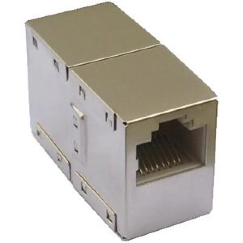 DATACOM Spojka 2 x RJ45 STP Cat5E (silver) 4220