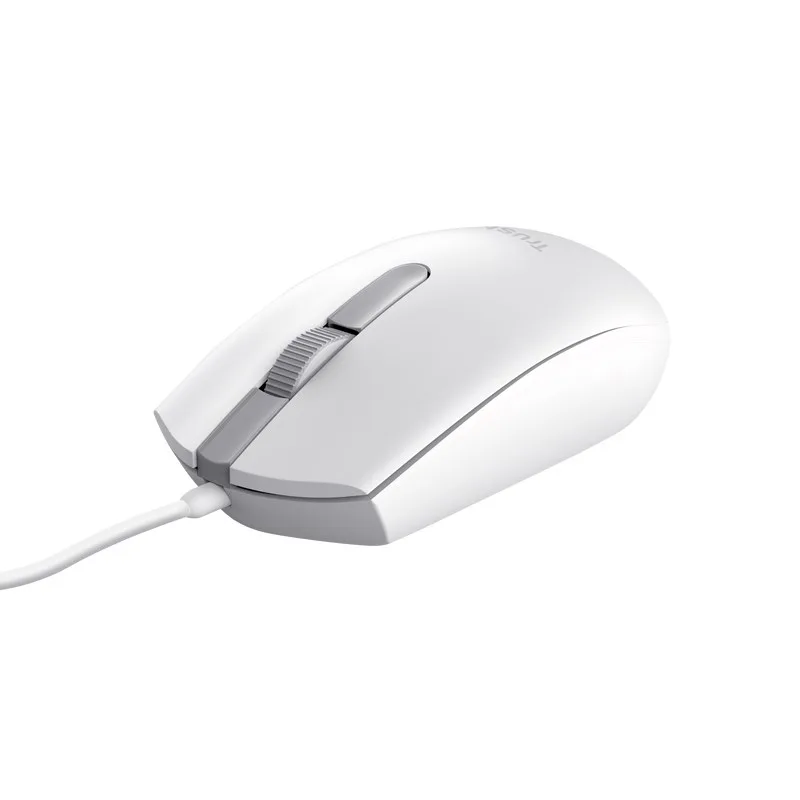 TRUST myš TM-101, optická, ECO, USB, bílá 25320