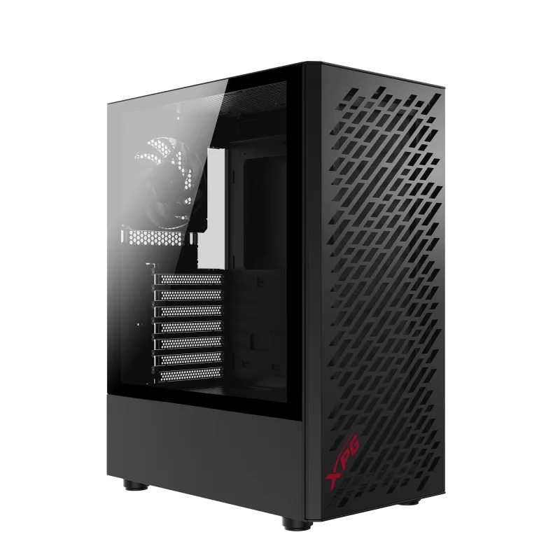 Adata XPG VALOR AIR/ Midi Tower/ Transpar./ Čierna VALORAIRMT-BKCWW