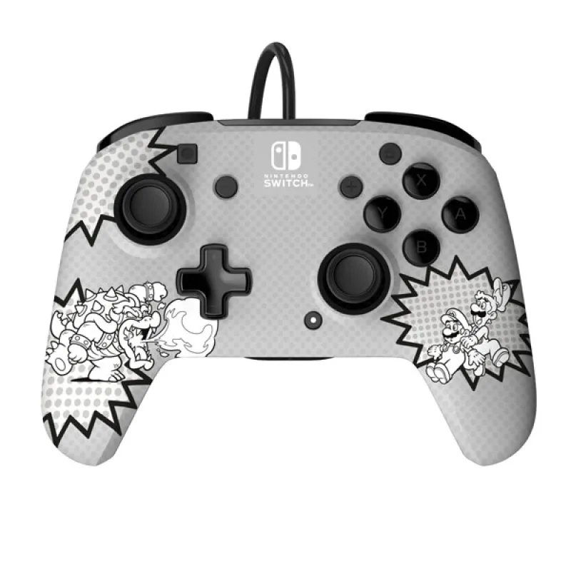 PDP Rematch Wired Controller Comic Mario for Nintendo Switch [500-134…