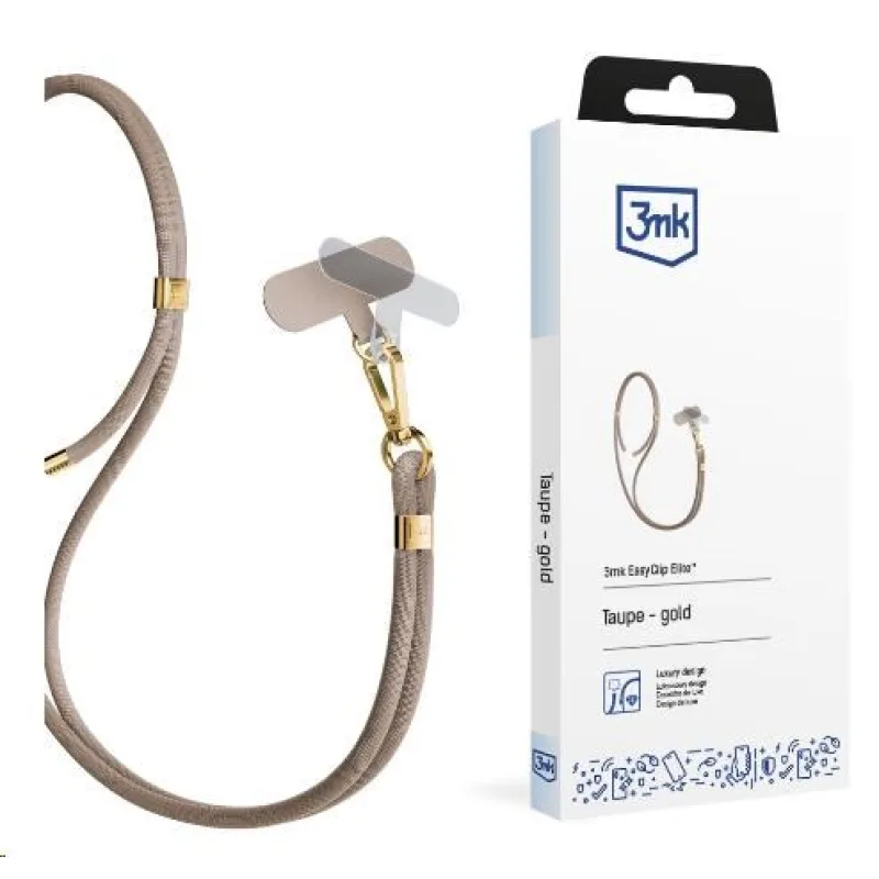 3mk EasyClip Elite Taupe (gold) 5903108572606
