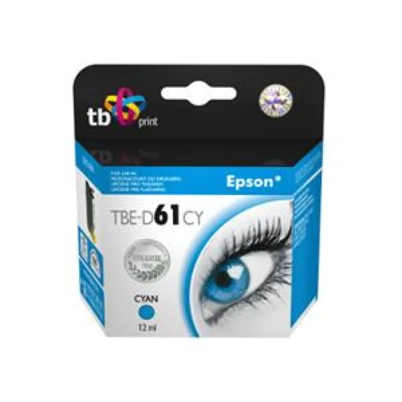 Ink. kazeta TB kompatibilná s Epson T0612 Cyan TBE-D61CY