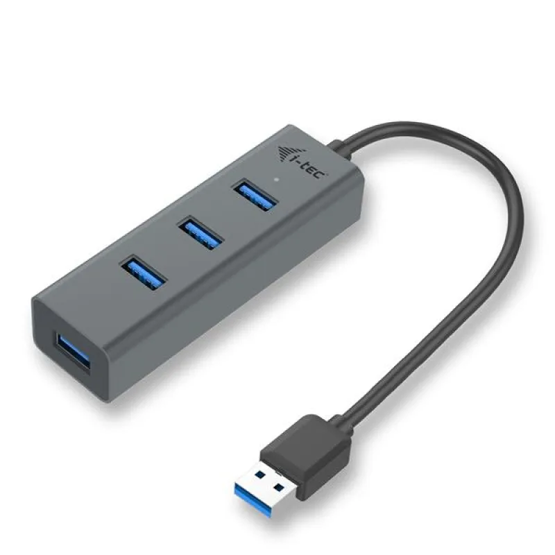 i-tec USB 3.0 Metal 4-port HUB - passive U3HUBMETAL403