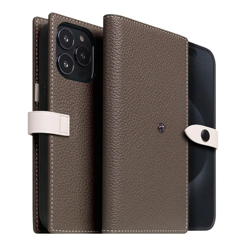 SLG Design puzdro D8 Magsafe Hybrid Full Grain Leather pre iPhone 15 Pro…