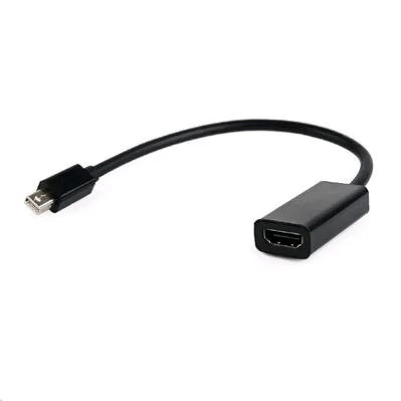 Kábel CABLEXPERT red. miniDisplayport na HDMI, M/F, čierna A-MDPM-HDMIF-02