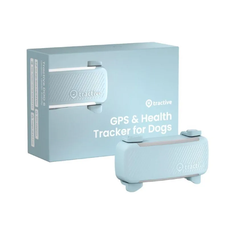 Tractive DOG 6 – GPS lokátor pro psy a monitor zdraví, mátový TRDOG6MT