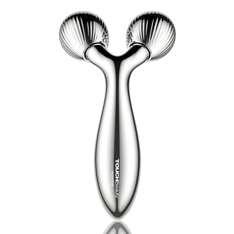 TOUCHBEAUTY 1613AS Masážní váleček na obličej stříbrný TB1613AS