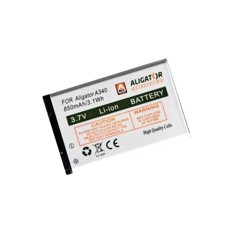 Aligator batéria A340/ A310/ A311/ A320/ V600 850 mAh A3400BAL