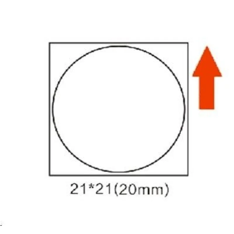 Niimbot štítky R 21x21mm 300ks RoundB pro B21, B21S, B3S, B1…