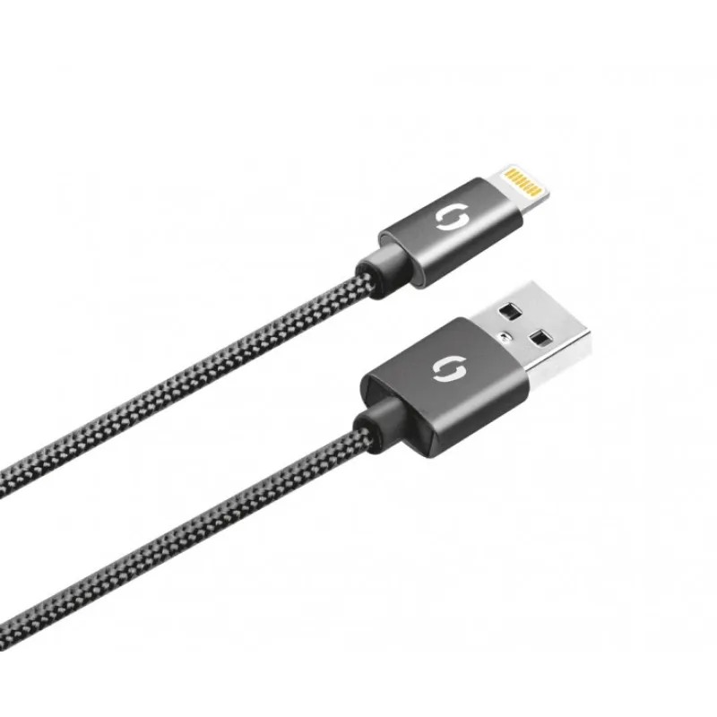 ALIGATOR PREMIUM 2A kábel, Lightning 2m, čierny DATKP21