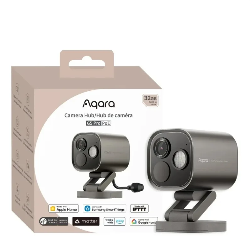 Aqara Smart Home Hub (Riadiaca jednotka) s Kamerou G5 Pro, čierny CH-C03D…