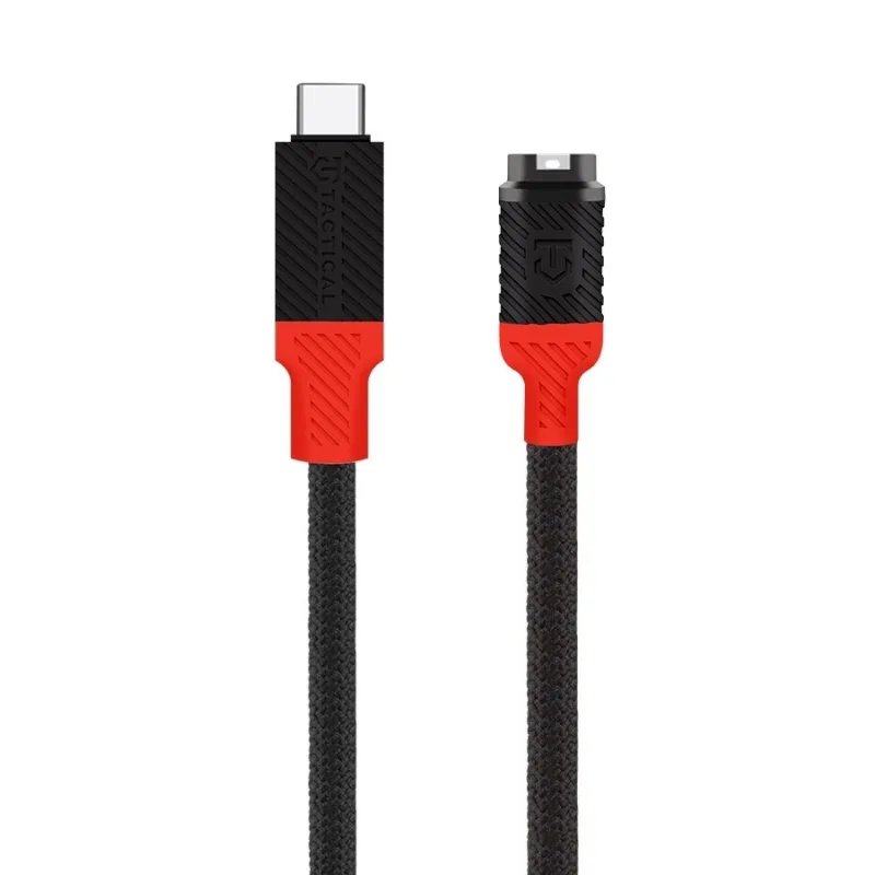 Tactical Recce 3:20 kábel pre Garmin USB-C Black/ Red 8596311251634