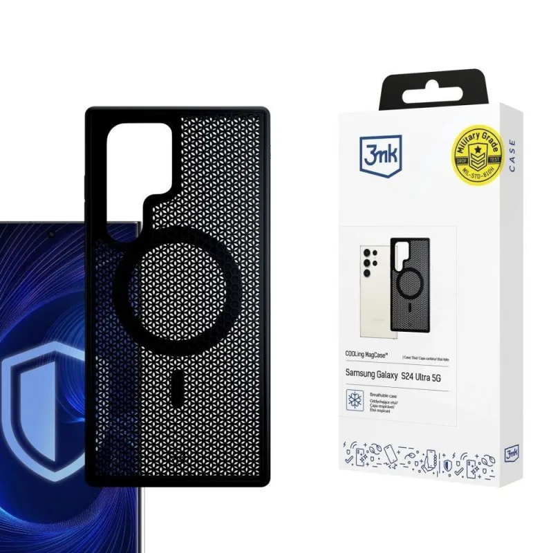 3mk ochranný kryt Cooling Magcase pro Samsung Galaxy S25 Ultra…