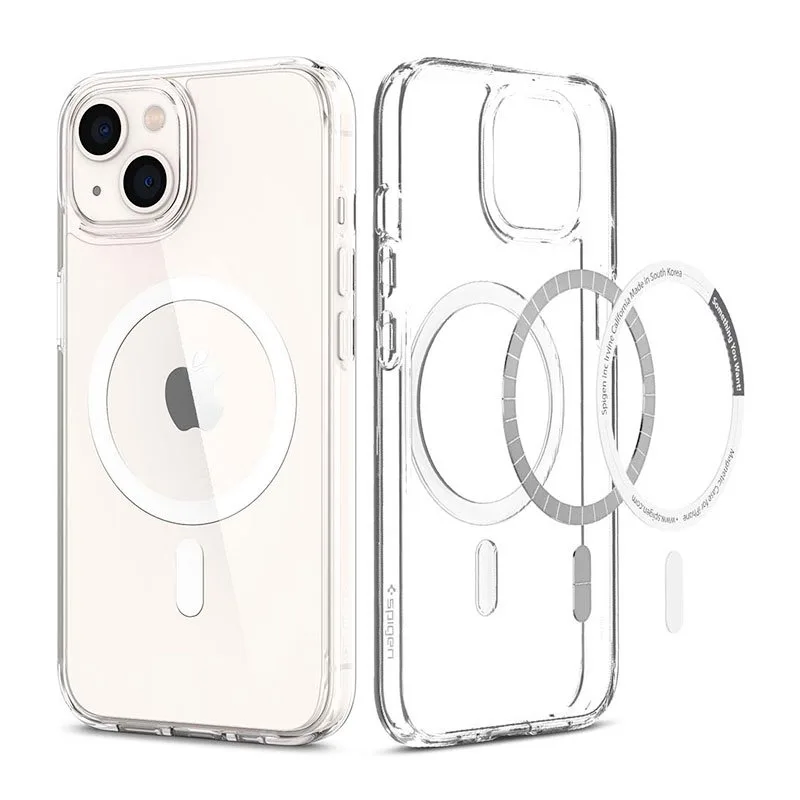 Spigen kryt Ultra Hybrid Magsafe pre iPhone 13 - White ACS03528
