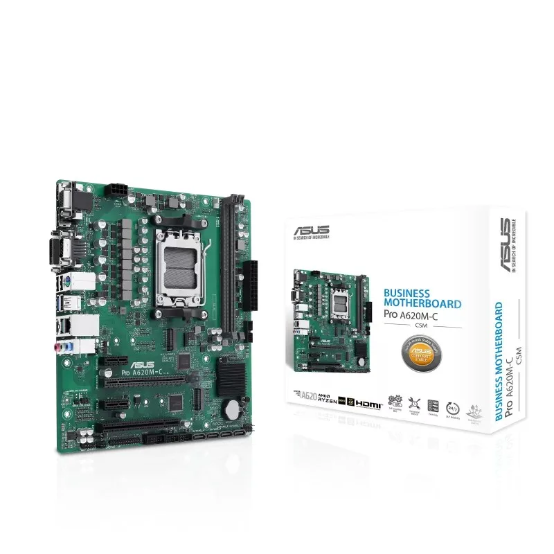 ASUS MB Sc AM5 Pro A620M-C-CSM, AMD A620, 2xDDR5, 1xHDMI, 1xDP, …