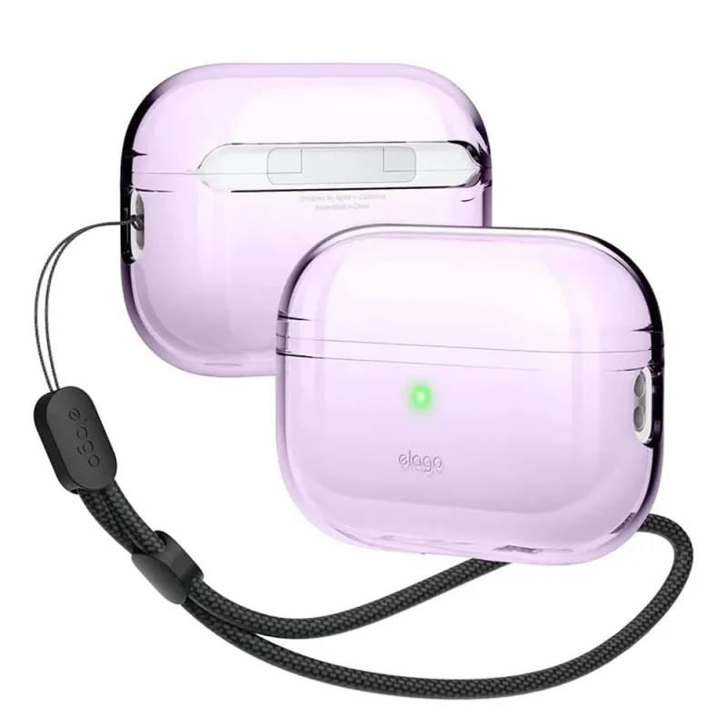 Elago Airpods Pro 2 TPU Case with Nylon Lanyard - Lavender EAPP2CL-BA…