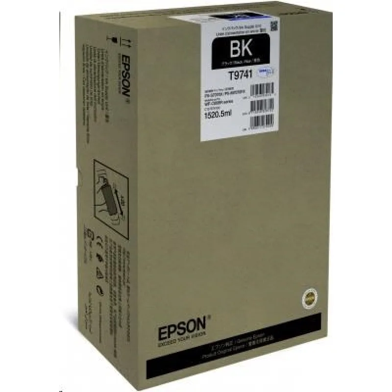 Čierny atrament EPSON WorkForce Pro WF-C869R Black XXL Ink Supply Unit 1…