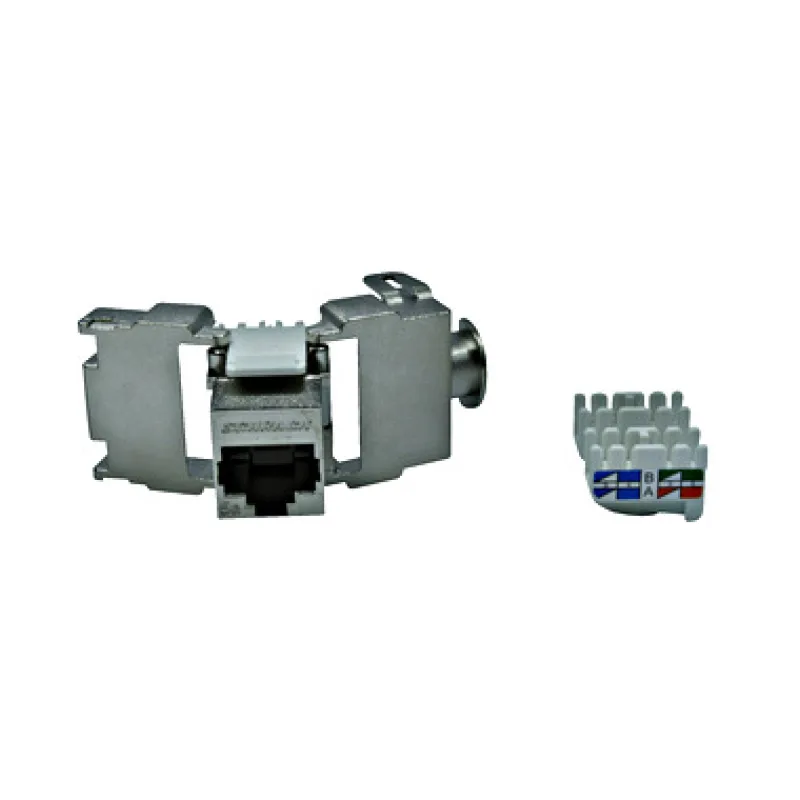 Keystone modul RJ45 tienený, Cat.5e, samozárezový, SFA HSEMRJ5GWS