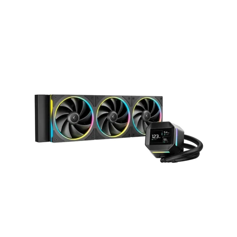 DEEPCOOL Vodní chladič LM360, ARGB, 3x 120mm, AM5, LGA1851, černá R-LM360…