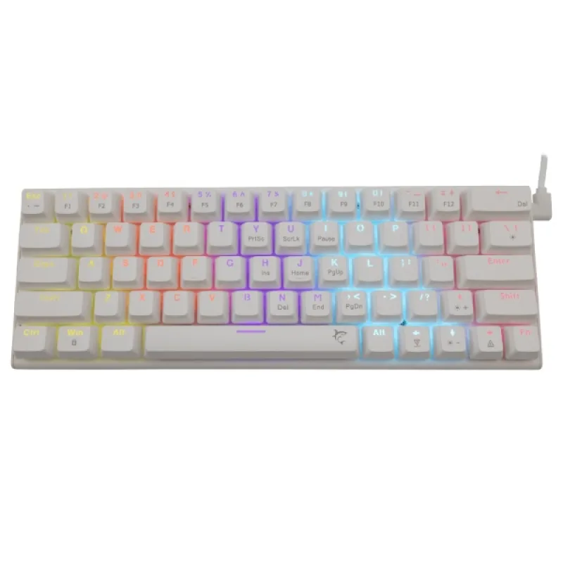 White Shark Gaming mechanical keyboard WAKIZASHI 2, blue switch, US,…