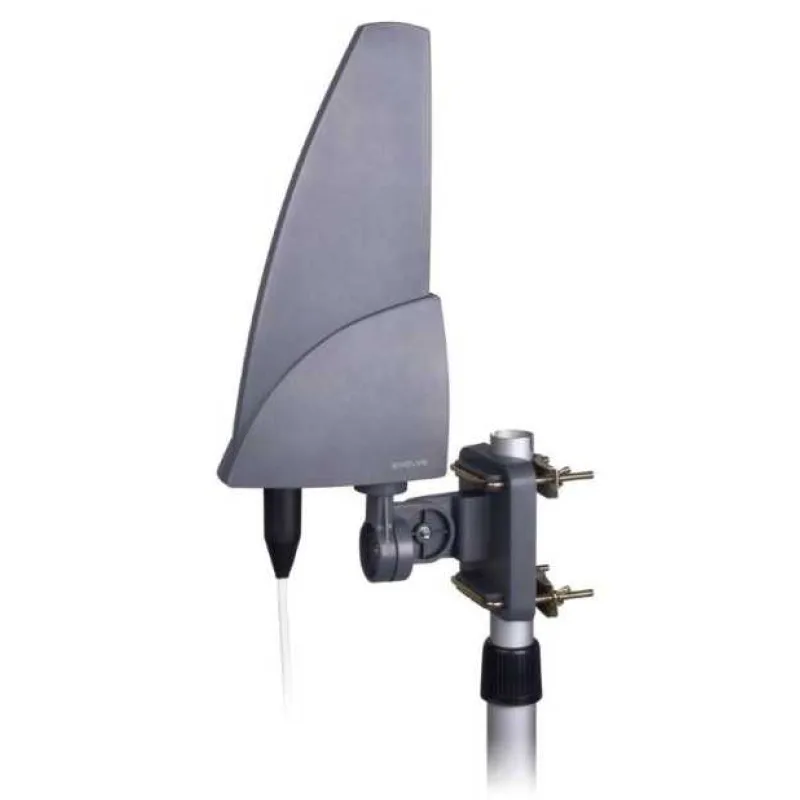 EVOLVEO Shark, aktívna vonkajšia anténa DAB+/ DVB-T2, filter LTE, 4G, 5G…