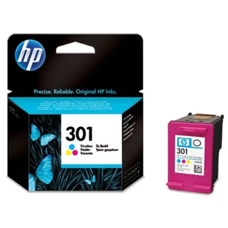 HP 301 trojfarebná atramentová kazeta, CH562EE CH562EE