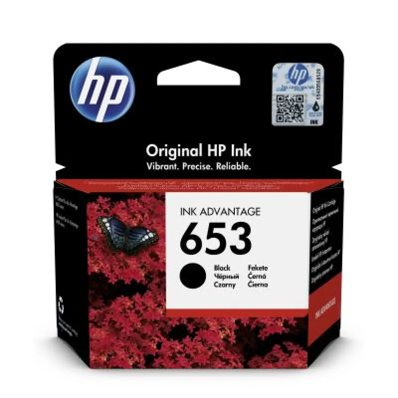 HP 653 čierna atramentová náplň (3YM75AE) 3YM75AE