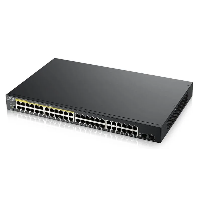 Zyxel GS1900-48HP v2 50portový gigabitový webový inteligentný PoE…