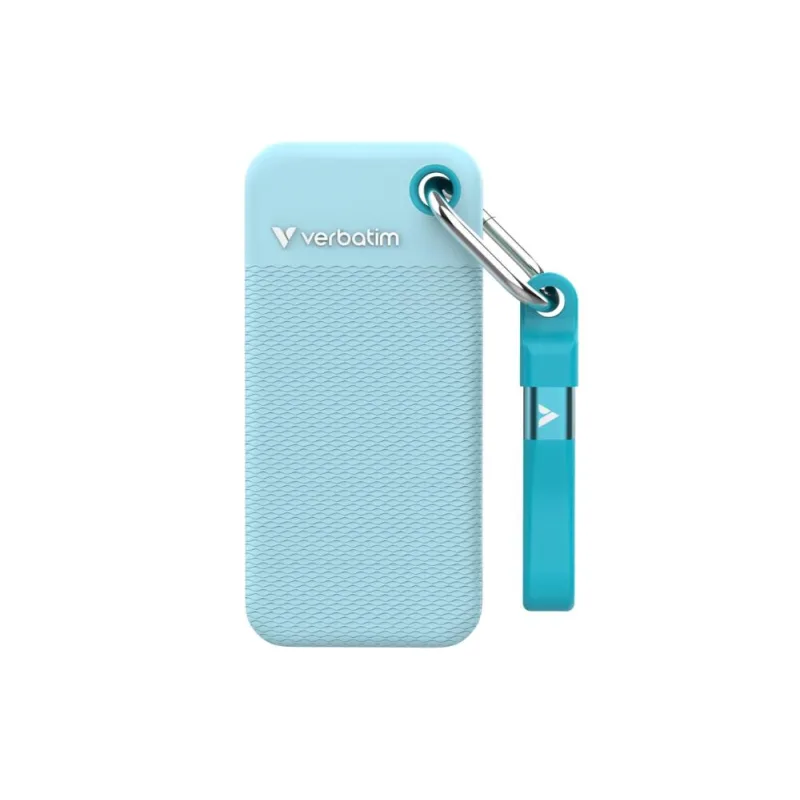 VERBATIM externí SSD 2TB Pocket SSD, USB-C, Modrá 32325