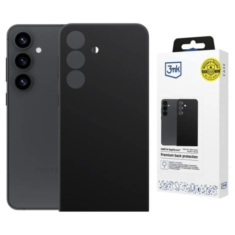 3mk ochranný kryt HARDY MagSilicone pro Samsung Galaxy S24 Black…