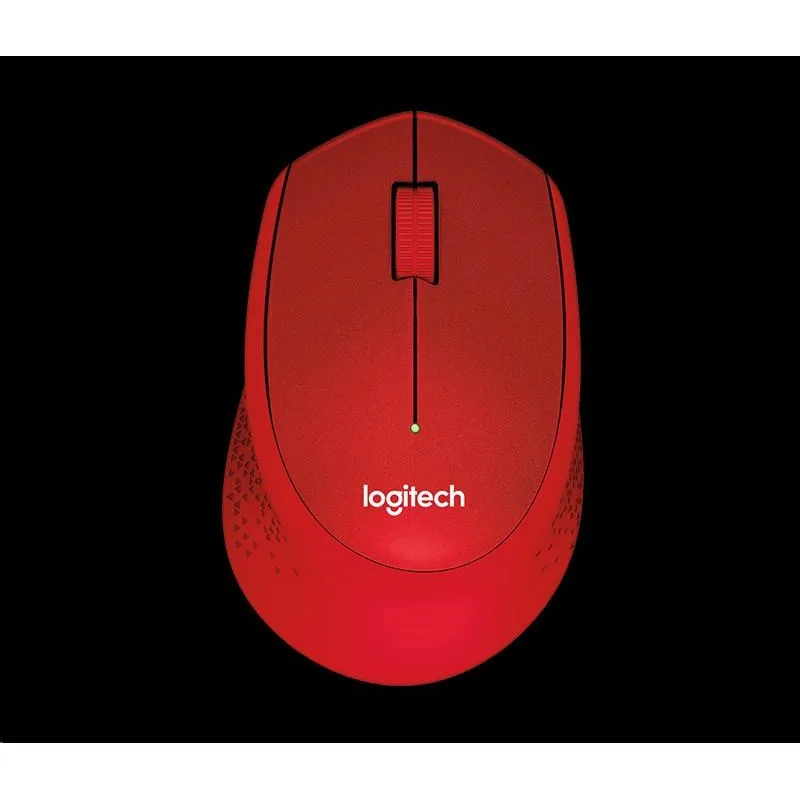 Bezdrôtová myš Logitech M330 Silent Plus, červená 910-004911
