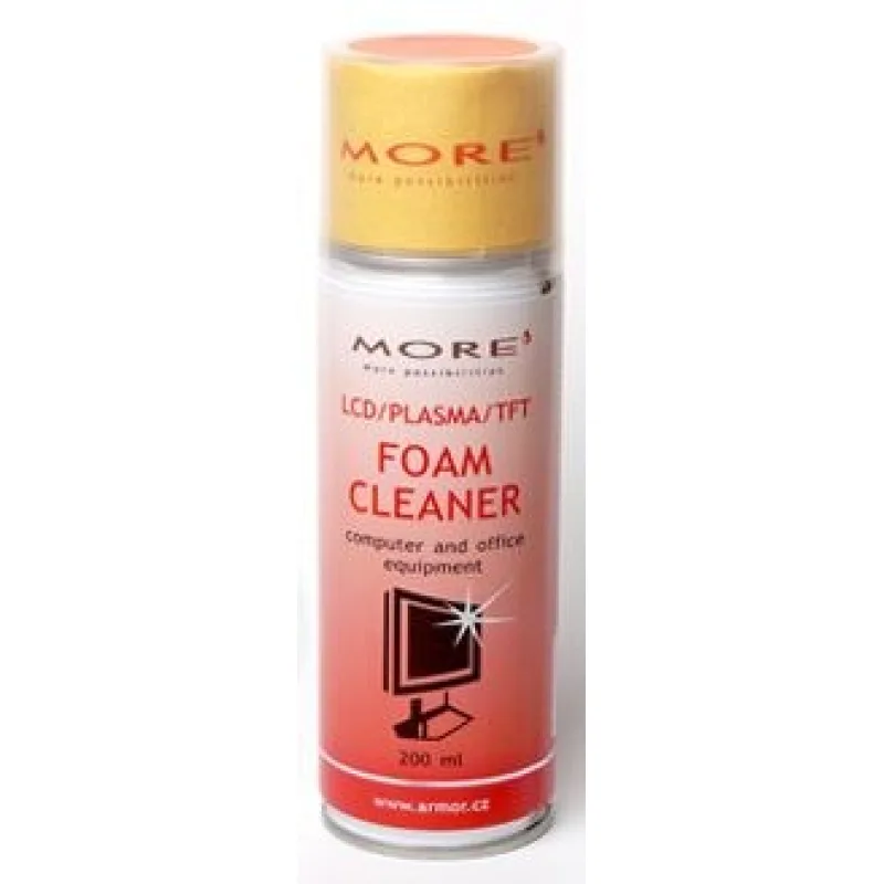 ARMOR LCD/ PLASMA/ TFT čistiaca pena 200 ml, + mikroaktívna handrička…
