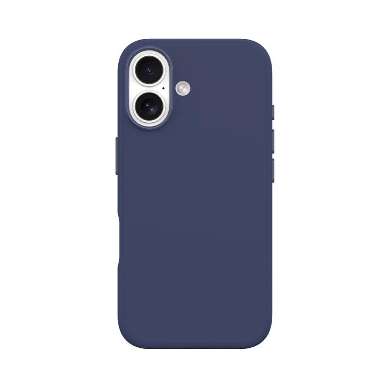 Devia kryt Nature Series Silicone Magnetic Case pre iPhone 16 - Blue…