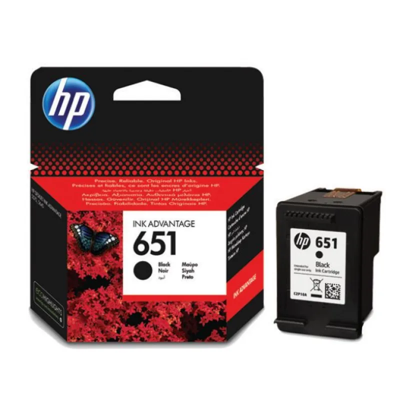HP 651 čierna ink kazeta, C2P10AE C2P10AE
