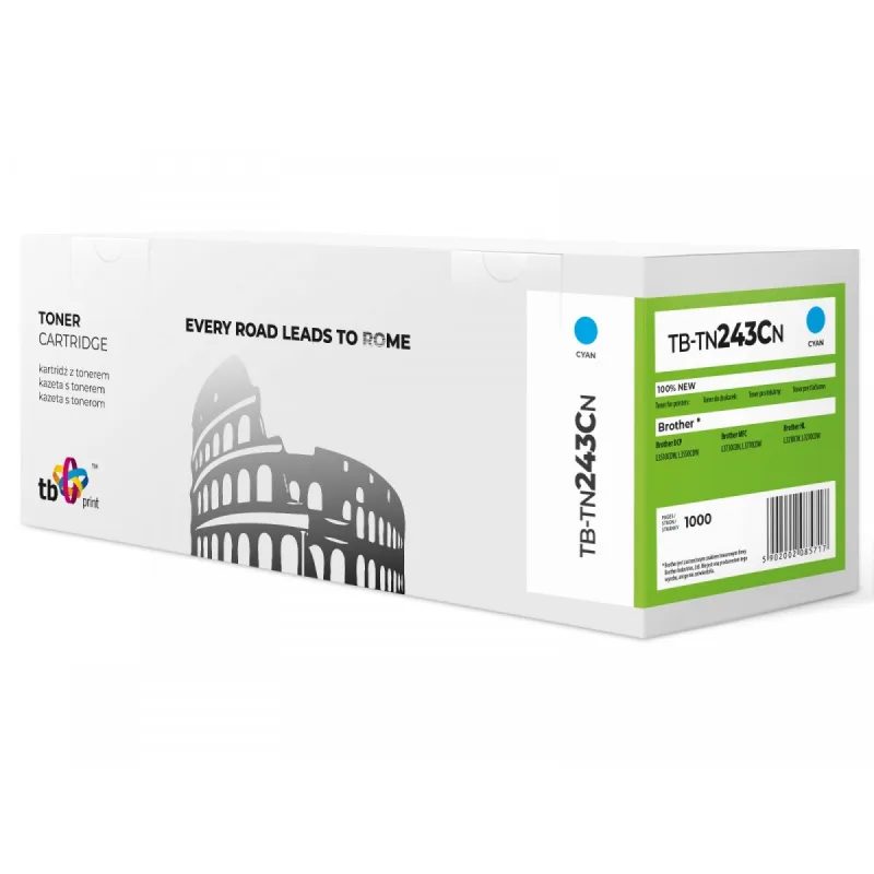 Toner TB kompat. s Brother TN243C, TB-TN243CN CY 100% new TB-TN243CN