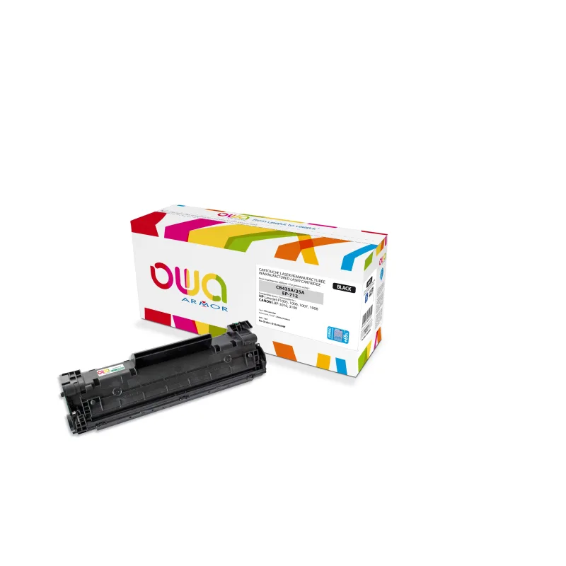 OWA Armor toner kompatibilný HP P1005, CB435A, 2500st, JUMBO, čierna/…