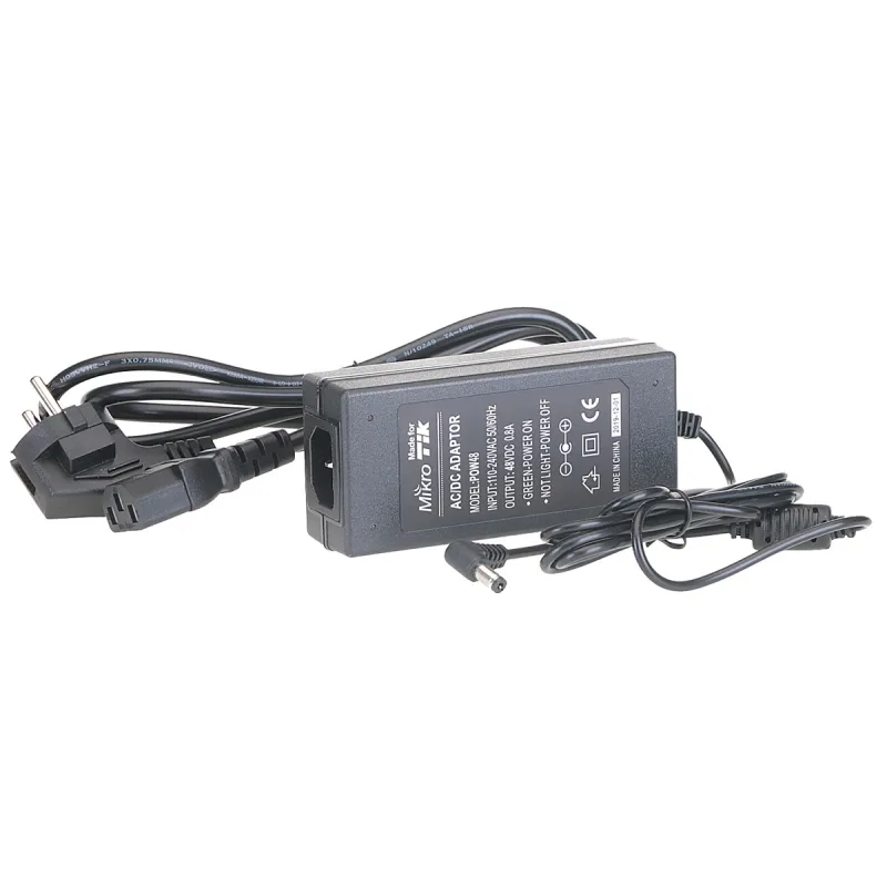 MikroTik OEM Napájací adaptér 48V 0, 8A pre RouterBOARD vrátane…