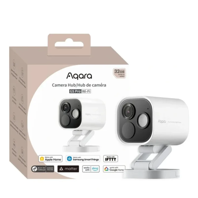 Aqara Smart Home Hub (Riadiaca jednotka) s Kamerou G5 Pro WiFi, biely CH…
