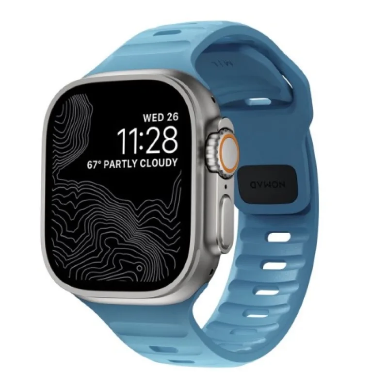 Nomad remienok Sport Strap pre Apple Watch 44-49mm - Electric Blue…