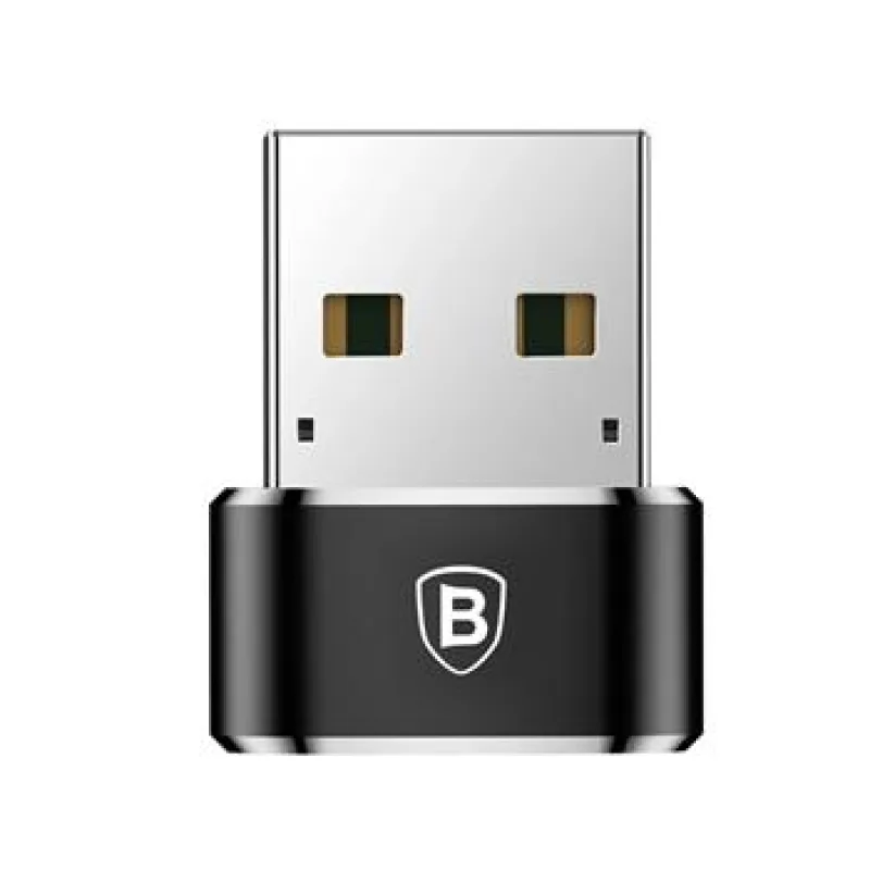 Baseus Adaptér z USB-C na USB-A Black 6953156263536