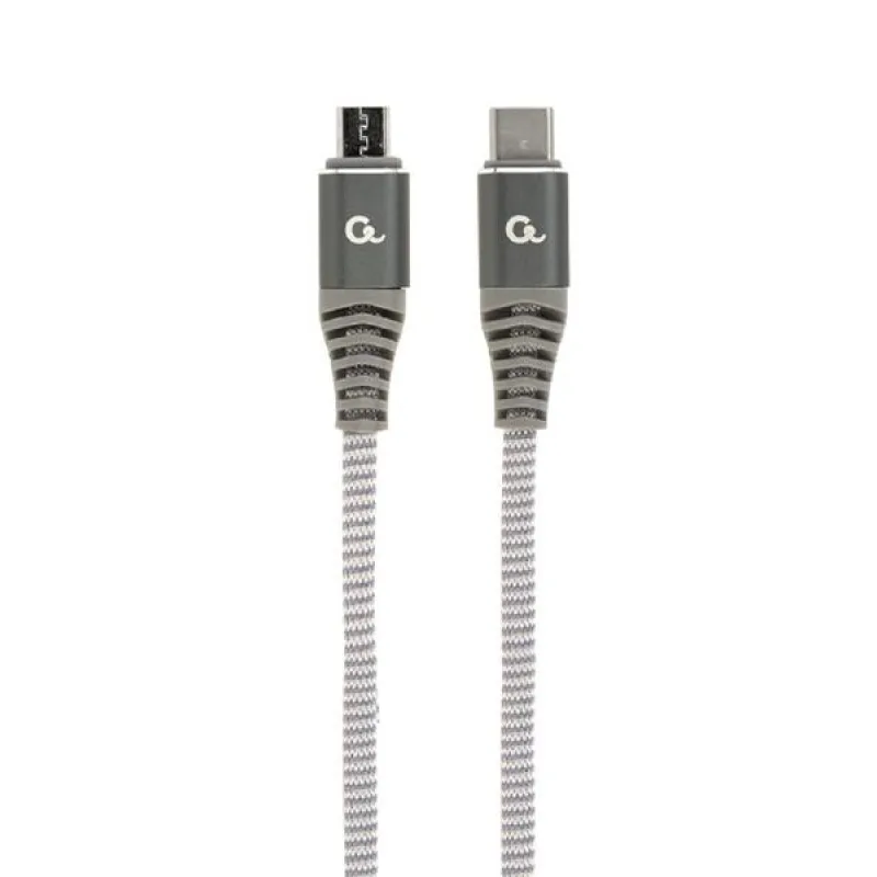 Gembird USB-C (M)/ micro-USB (M) dátový a nabíjací kábel, prémiový,…