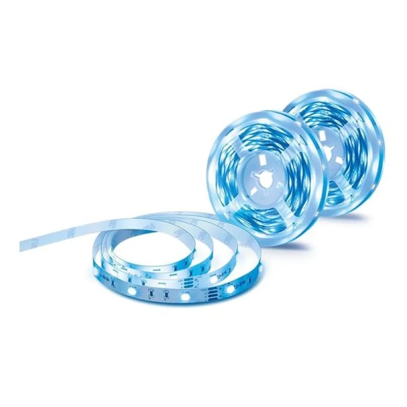 Smart Light Strip, Multicolor SPEC: 2.4 GHz Wi-Fi, 802.11b/g/n, two 16.4…