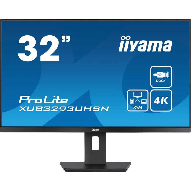 iiyama ProLite/ XUB3293UHSN-B5/ 31, 5"/ IPS/ 4K UHD/ 60Hz/ 4ms/ Black/ 3R…