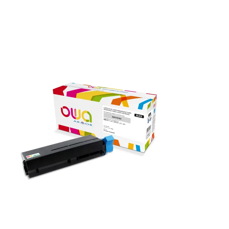 OWA Armor toner kompatibilný s OKI B411, 431, 44574702, 3000st, čierna/…
