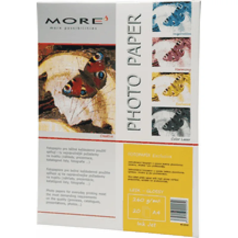 Fotopapier ARMOR MORE Exclusive 260 g/ m2; lesklý, 20 listov, A4 M10540