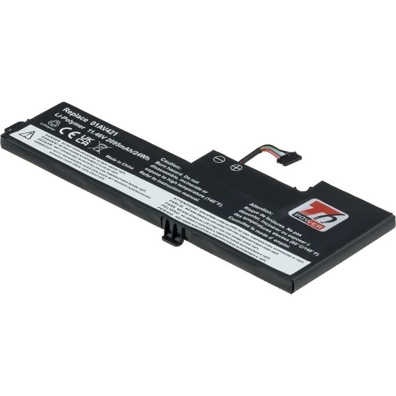 Batéria T6 Power pre Lenovo ThinkPad T470, T480, internal, 2095mAh, 24Wh,…