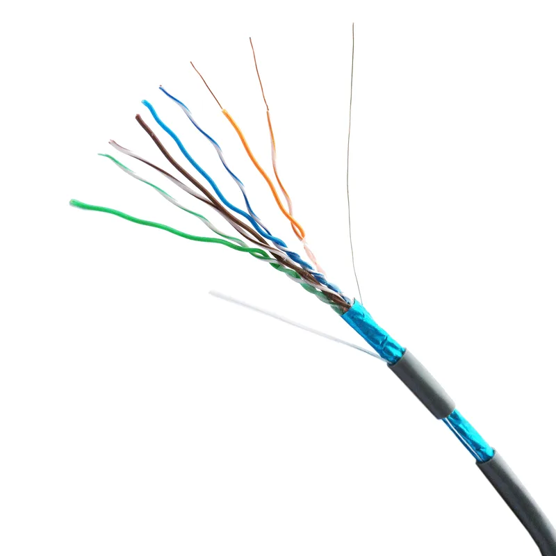 Metráž DATACOM FTP drôt CAT5E LSOH, Eca 100m šedý 13651