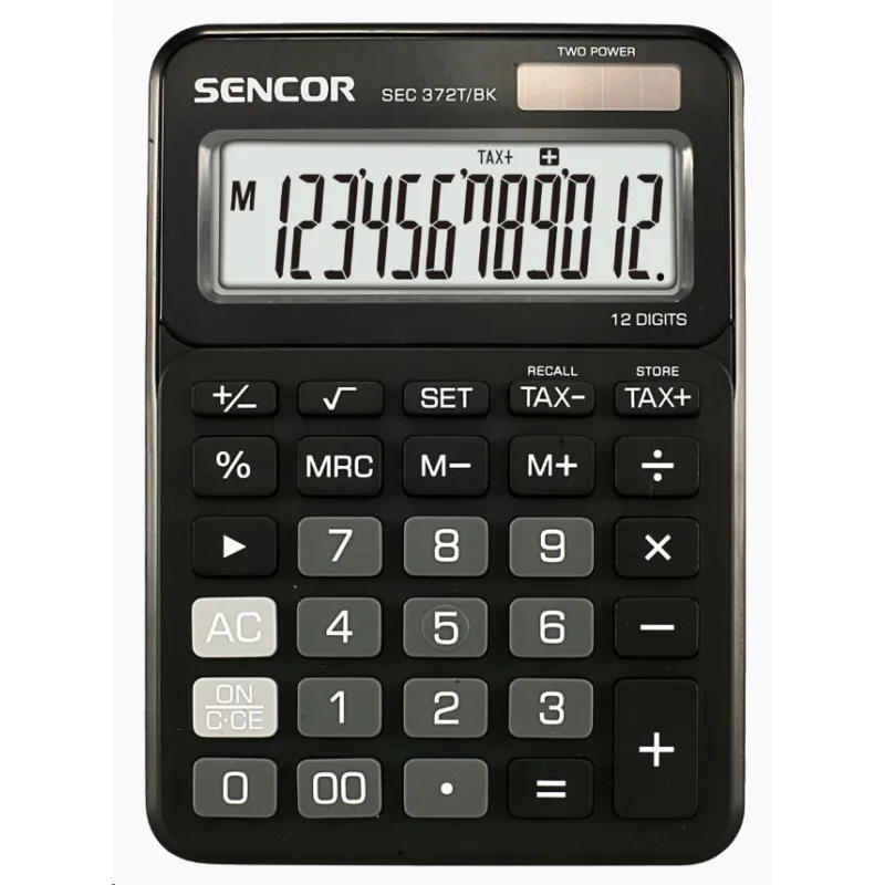 Sencor kalkulačka SEC 372T/ BK SEC 372T/BK