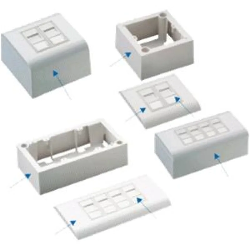 DATACOM UTP 2xRJ45 zásuvka Cat5e (pod aj nad omietku) 2361