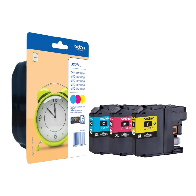 LC-125XLRBWBP (atrament multipack- CMY) LC125XLRBWBP